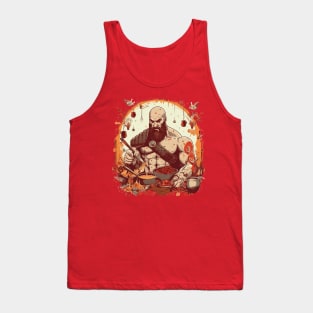 kratos cooking Tank Top